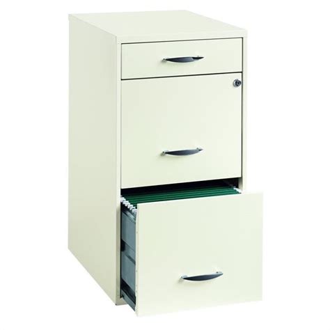 cooper 3 drawer steel file cabinet in white|Office Designs Cooper 3.